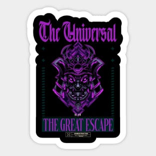 the universal great escape Sticker